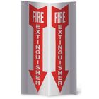 3 Way Fire Extinguisher Sign Steel / Aluminium/ Plastic / Paper Type Available