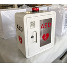 Duurzaam Defibrillator de Kabinetten Binnengebruik van Staalaed met Gebogen Hoek